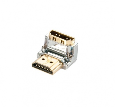 Photo of Lindy Hdmi Male to Female 90 Degree Down Cromo Adapter