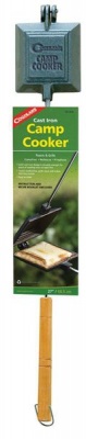 Photo of Coghlans - Cast Iron Camp Cooker - Iron & Wood