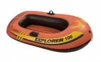 Intex Explorer 100 Boat 1 Person Boat Set Orange