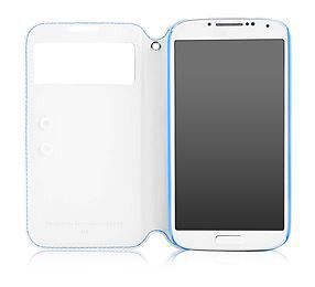 Photo of Samsung Capdase Folder Case Sider ID Baco for Galaxy S4 - White & Blue