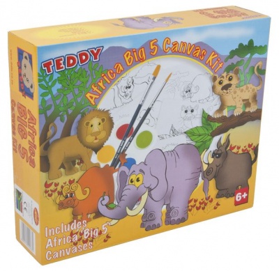 Photo of Teddy Africa Big 5 Canvas Kit