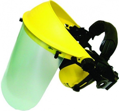 Photo of Rocwood - Safety Face Shield and Earmuff Kit - Perspex