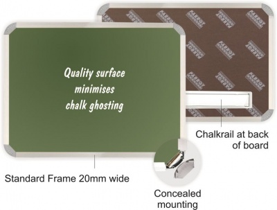 Photo of Parrot Products Parrot Chalk Board Aluminium Frame - Non-Magnetic