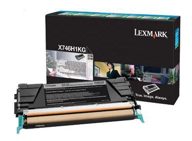 Photo of Lexmark X746H1KG High Yield Return Program Laser Toner Cartridge - Black
