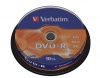 Verbatim 4.7GB DVD-R Matt Silver Spindle - Box of 10 Photo
