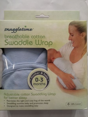 Photo of Snuggletime GroBaby - Gro-Swaddle Wrap - Blue
