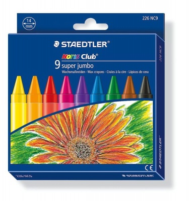 Photo of Staedtler Noris Club 9 Super Jumbo Wax Crayons
