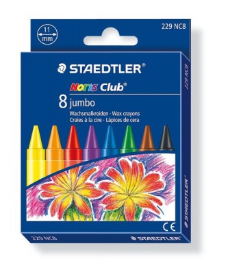 Photo of Staedtler Noris Club 8 Jumbo Wax Crayons