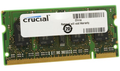 Crucial 2GB 1600MHz DDR3 SO DIMM Laptop Memory