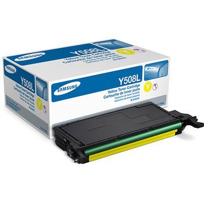 Photo of Samsung CLT-Y508L Yellow Laser Toner Cartridge