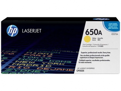 Photo of HP 650A Yellow Contract LaserJet Toner Cartridge