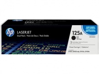 HP 125A 2 pack Black Original LaserJet Toner Cartridges