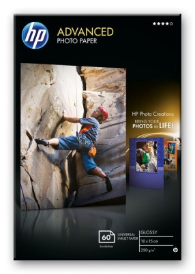 Photo of HP Advanced Glossy 250gsm Photo Paper - 10x15cm Borderless