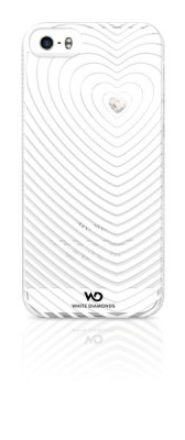 Photo of Apple White Diamond Heartbeat Cover iPhone 5 & 5S-White