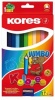 Kores Kolores 12 Triangular Jumbo Coloured Pencils Photo