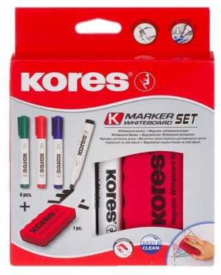 Photo of Kores K-Marker Whiteboard Marker Set