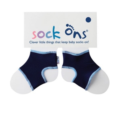 Photo of Sock Ons - Classic Navy Baby Socks -