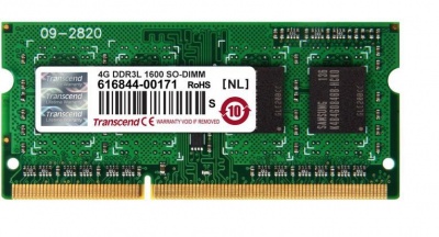 Photo of Transcend 4GB Low Voltage Notebook Memory