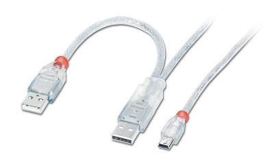 Photo of Lindy 2xMale USB to Male Mini USB B Cable - 2m