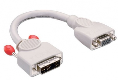 Photo of Lindy DVI Male to VGA15 Female Adapter Cable - 0.2m