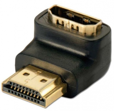 Photo of Lindy HDMI Male to Female 90 Degree Down Adapter