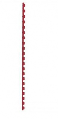 Photo of GBC 8mm 21 Loop PVC Binding Combs - Red