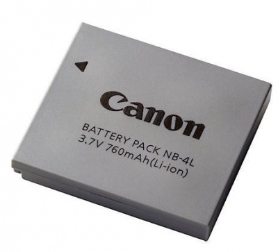 Photo of Canon NB-4L Li ion Battery