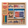 Melissa & Doug Vehicles Stamp Set Photo