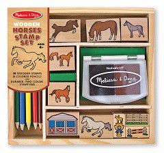 Melissa Doug Horses Stamp Set