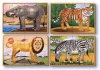 Melissa & Doug Wild Animals Puzzles in a Box - 12 Piece Photo