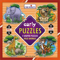 Photo of Creatives Toys Early Puzzles Wild Animals