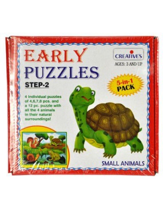 Photo of Creatives Toys Early Puzzle Step 2 - Small Animals