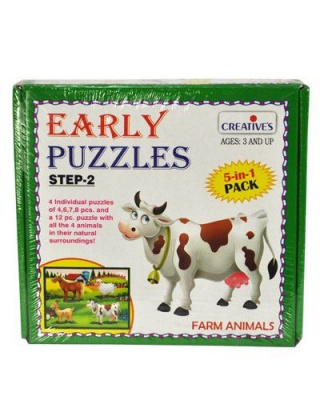 Photo of Creatives Early Puzzle Step 2 - Farm Animals