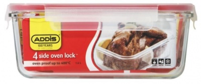 Photo of Addis - 1.5 Litre Rectangle Oven Lock - Clear