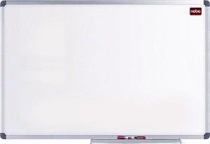 Photo of Nobo Elipse Melamine Non-Magnetic Whiteboard - 1200mm x 1500mm