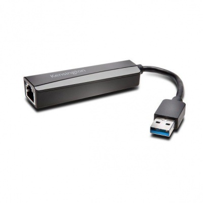 Photo of Kensington UA0000E USB 3.0 Ethernet Adapter - Black