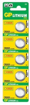 Photo of GP Batteries 3V CR2025 Lithium Coin Batteries