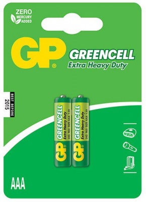 Photo of GP Batteries 1.5V AAA Carbon Zinc Green Cell Batteries