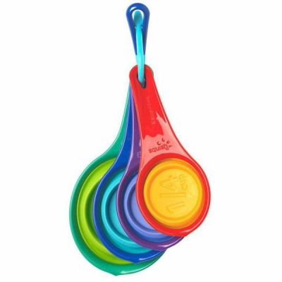 Photo of Squish - Collapsible 4 Piece Measuring Cup Set - Multi-Coloured