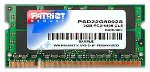 Photo of Patriot 2GB DDR2 800MHz Notebook / Laptop RAM