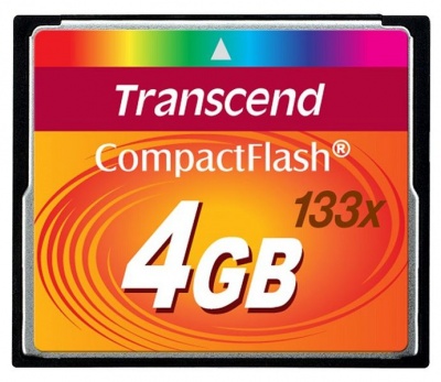 Photo of Transcend 4GB 133X Compact Flash Card