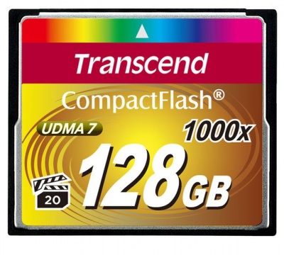 Photo of Transcend 128GB 1000X Compact Flash Card