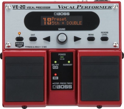 Photo of Boss VE-20 Voice Effects Processor Twin Pedal