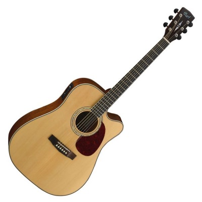 Photo of Cort MR710F NS Left Handed Acoustic Electric Guitar Solid Top - Natural