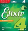 Elixir 14087 Nanoweb Nickel Plated 4 String Extra Long Scale Medium Bass Guitar Strings Photo