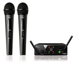Photo of AKG WMS40 MINI2 Dual Handheld Vocal Microphone Set movie