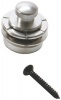 On Stage NSL7200C Hennessey Guitar Strap Locks - Chrome Photo
