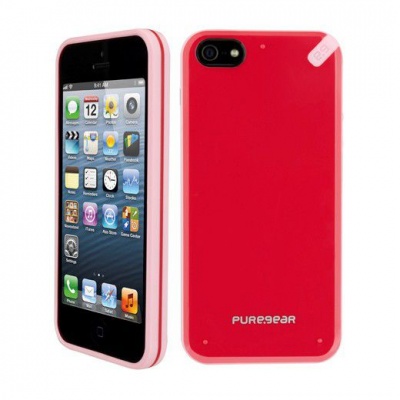 Photo of PureGear Slim Shell Case for iPhone 5/5S - Red/Pink