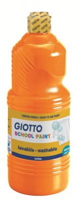 Photo of Giotto School Paint 1000ml - Orange