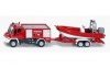 Siku Mercedes-Benz Unimog Fire Engine with Boat Photo
